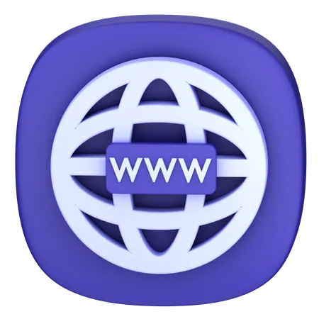 Browser  3D Icon