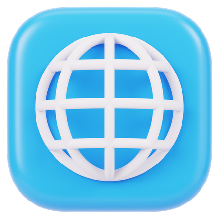 Browser  3D Icon