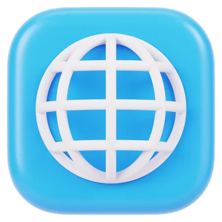 Browser  3D Icon