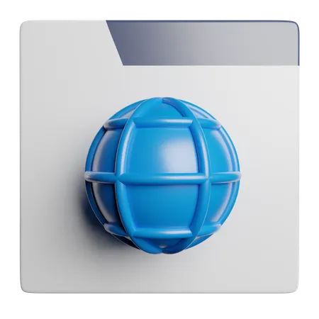 Browser  3D Icon