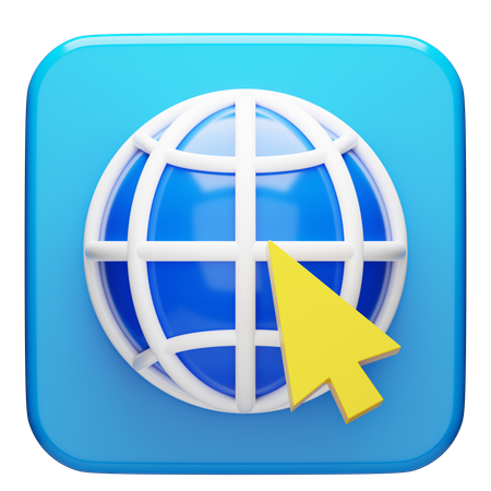 Browser  3D Icon