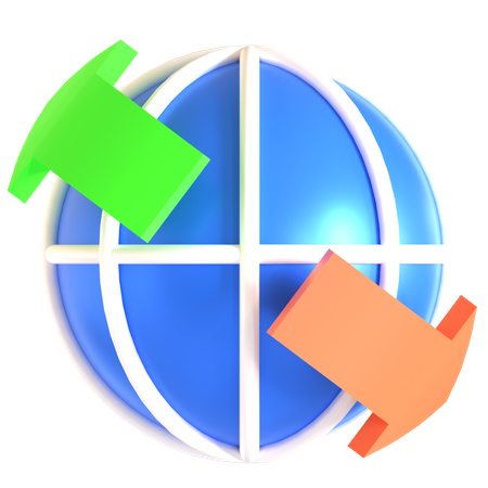 Browser  3D Icon