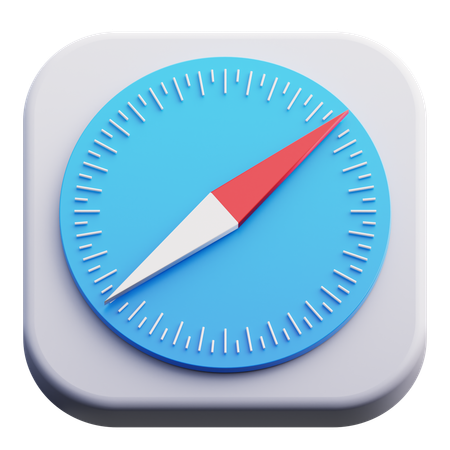 Browser  3D Icon