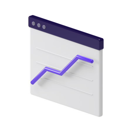 Browser Analytics  3Dアイコン