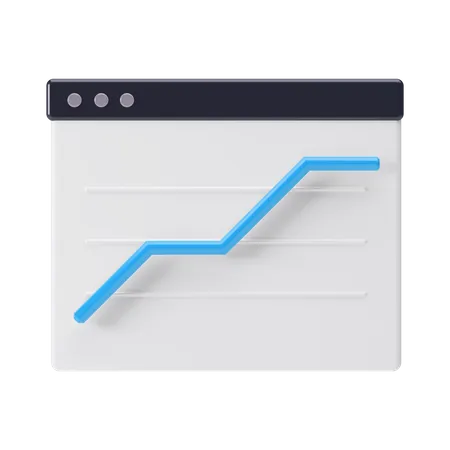 Browser Analytics  3D Illustration