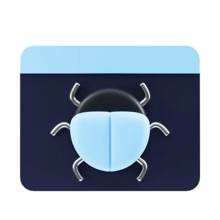 Browser Bug  3D Icon