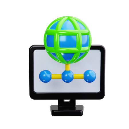 Browser Connection  3D Icon