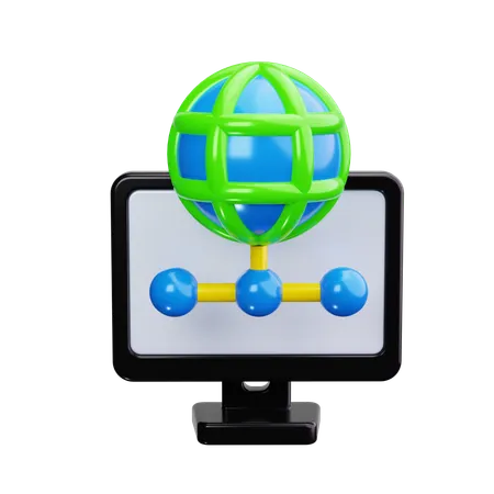 Browser Connection  3D Icon
