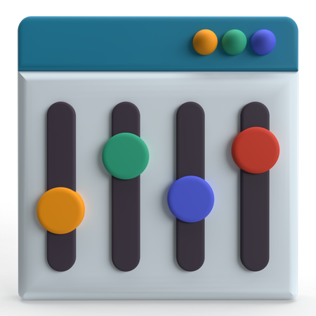 Browser Control  3D Icon