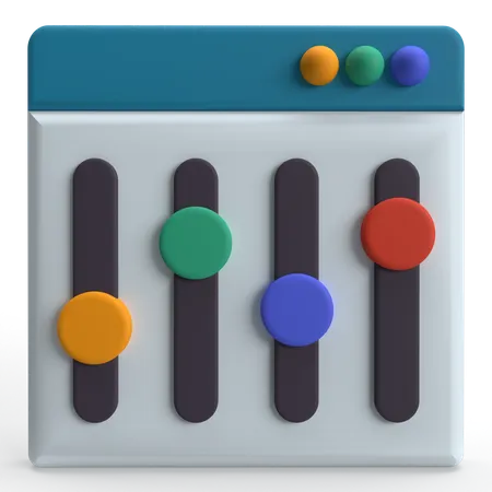 Browser Control  3D Icon