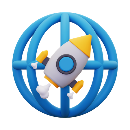 Browsergeschwindigkeit  3D Icon