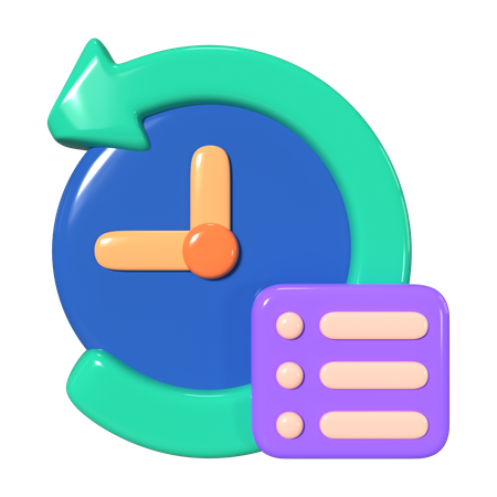 Browser History  3D Icon