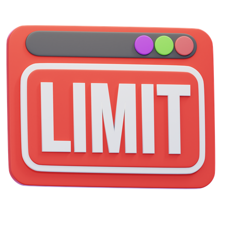 Browser LIMIT  3D Icon