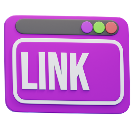 Browser Link  3D Icon
