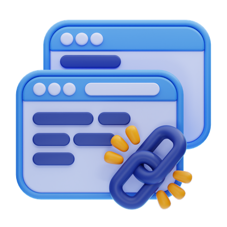 Browser Link  3D Icon