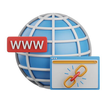 Browser Link  3D Icon