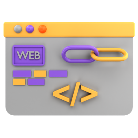Browser Link  3D Icon