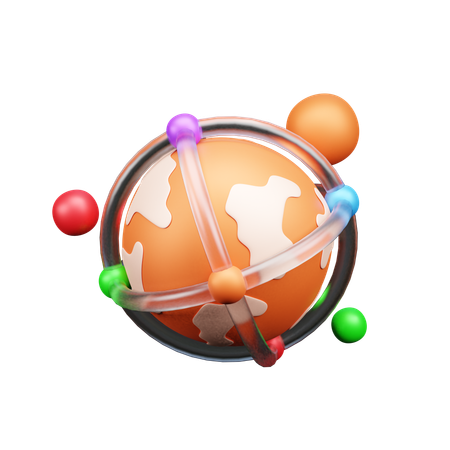 Browser Network  3D Icon