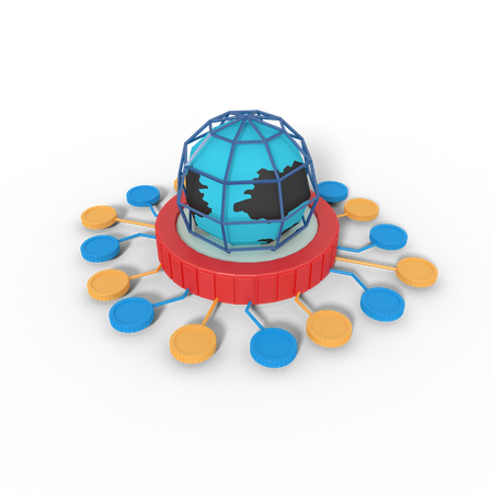 Browser Network  3D Icon