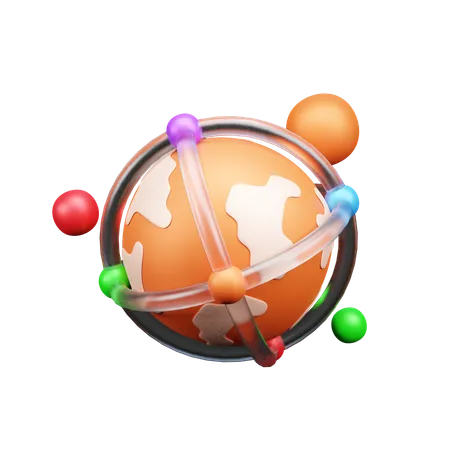 Browser Network  3D Icon