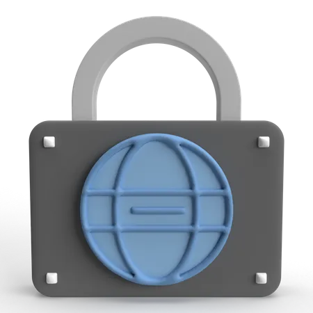 Browser Padlock  3D Icon