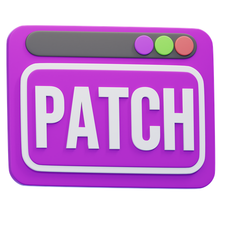 Browser PATCH  3D Icon