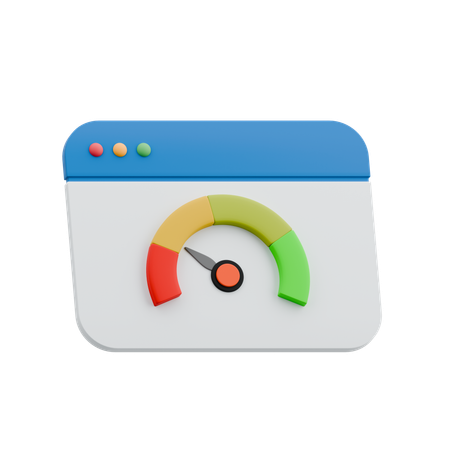 Browser Performance  3D Icon