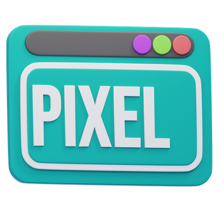 Browser PIXEL  3D Icon