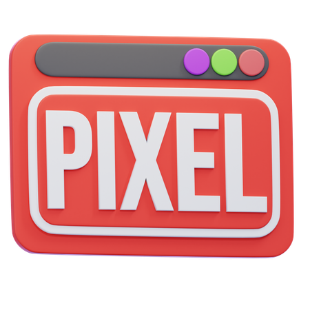 Browser PIXEL  3D Icon