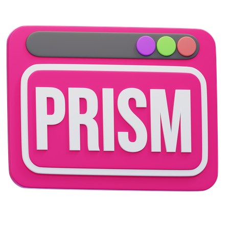 Browser PRISM  3D Icon