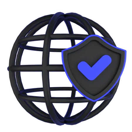 Browser Protection  3D Icon