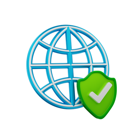 Browser Safety  3D Icon