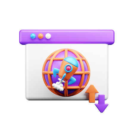 브라우저 검색  3D Icon