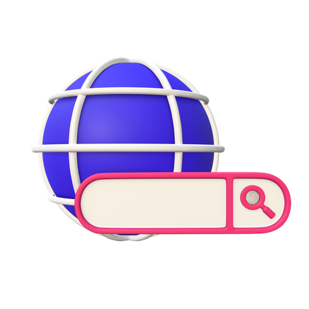 Browser Search  3D Icon