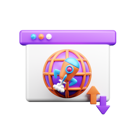 Browser Search  3D Icon