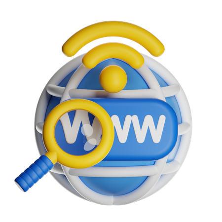 Browser Search  3D Icon