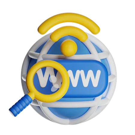 Browser Search  3D Icon