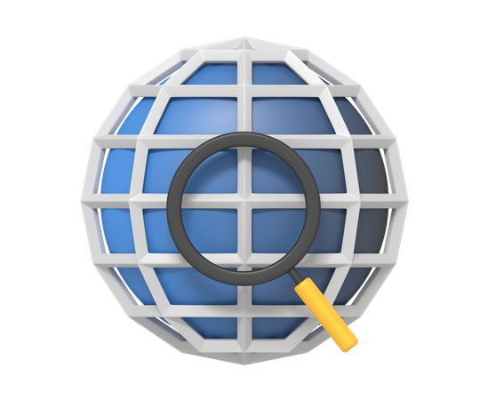 Browser Search  3D Icon