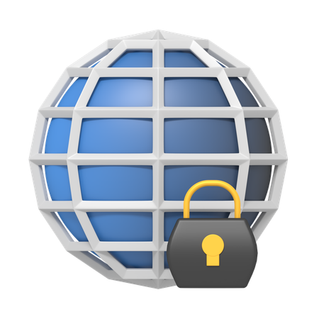 Browser Security  3D Icon