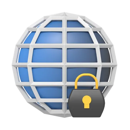 Browser Security  3D Icon