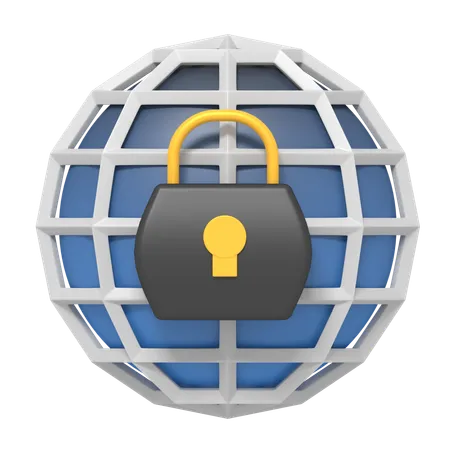 Browser Security  3D Icon