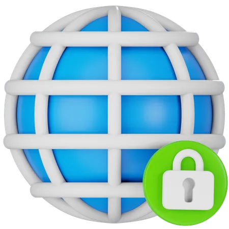 Browser Security  3D Icon