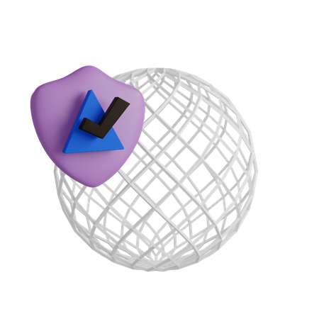 Browser Security  3D Icon