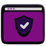 3d malicious website security emoji