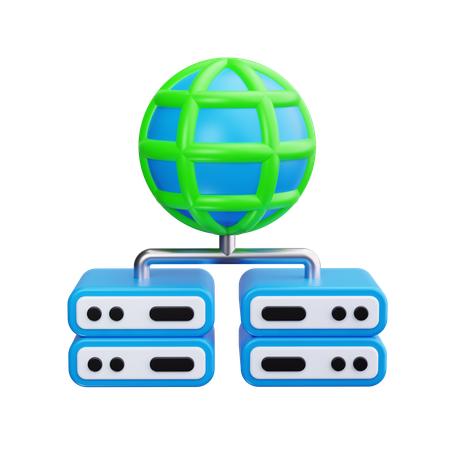 Browser-Server  3D Icon