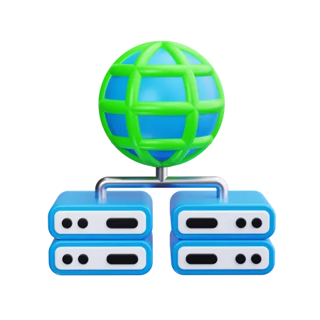 Browser-Server  3D Icon