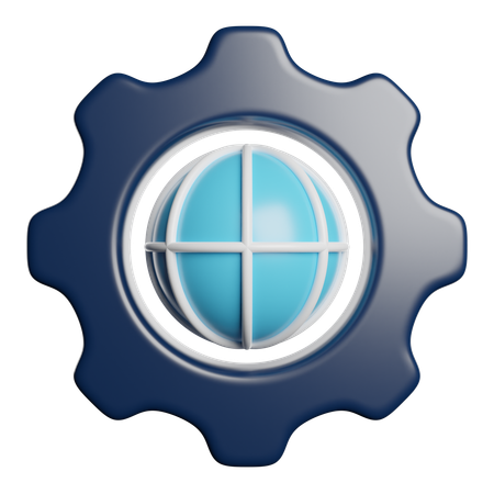 브라우저 설정  3D Icon