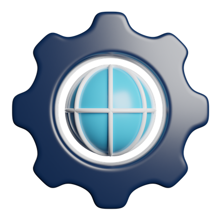 Browser Setting  3D Icon