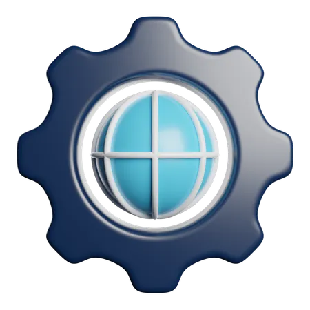 Browser Setting  3D Icon