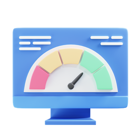 Browser Speed  3D Icon